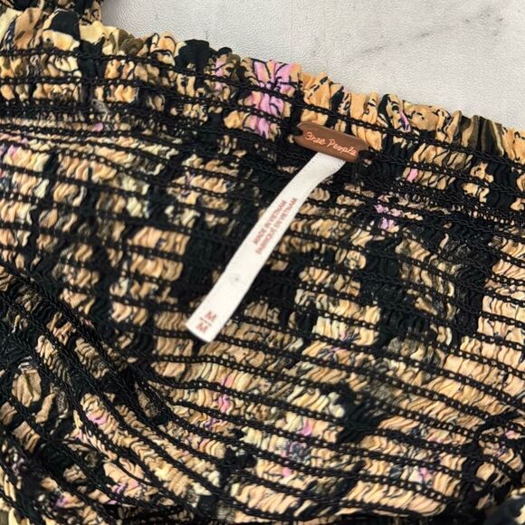 Free People East to West Smocked Top M - Picture 5 of 7